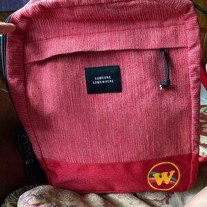 Handmade Red Backpack